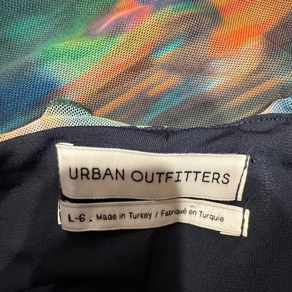 Urban Outfitters Moxie Mesh Mini Slip Dress Sz: L - Picture 12 of 16